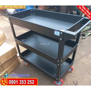 Xe đẩy dụng cụ 3 ngăn