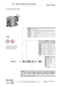 Bơm định lượng EMEC HTA 0214 K/PP bơm màng solenoid 